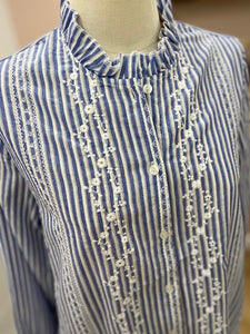 chemise alba rayure bleu