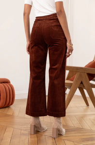 Pantalon Victorine velours Camel