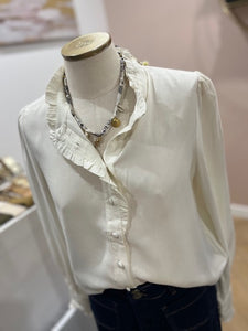 BLOUSE NOUR BLANCHE irisé