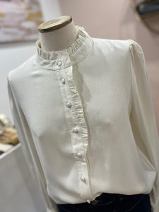 BLOUSE NOUR BLANCHE irisé