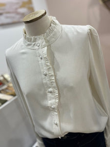 BLOUSE NOUR BLANCHE irisé