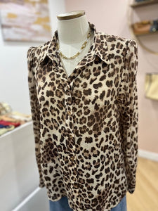 CHEMISE Alejandra LEOPARD