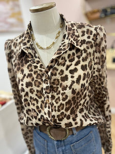 CHEMISE Alejandra LEOPARD