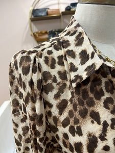 CHEMISE Alejandra LEOPARD