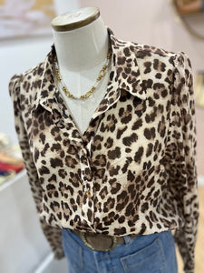 CHEMISE Alejandra LEOPARD