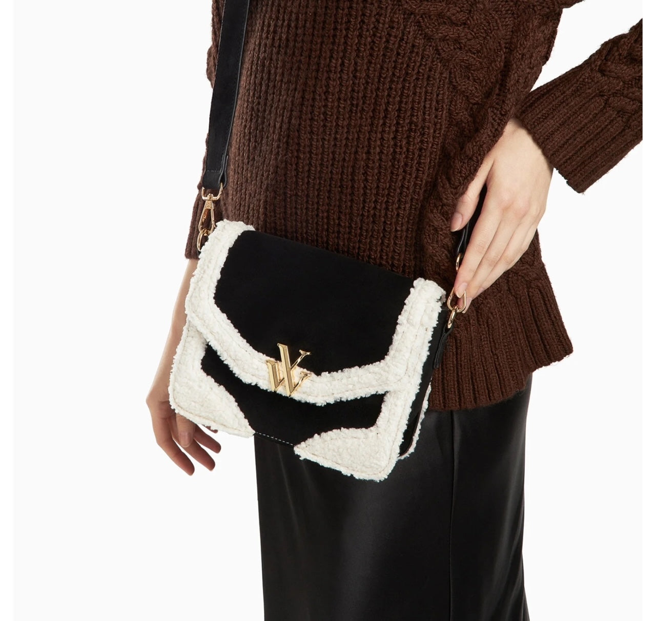 Petit Sac Cartable Evelyn Noir
