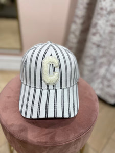 Casquette C rayure