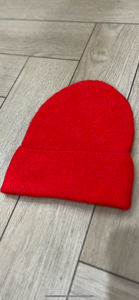 Bonnet Nais alpaga rouge