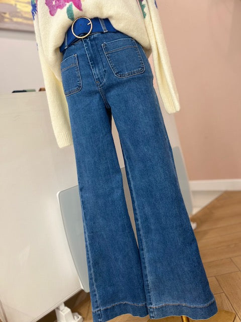 Jean Elenette Denim Stone