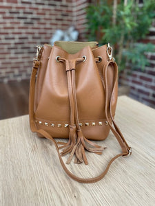 Sac seau Palma camel