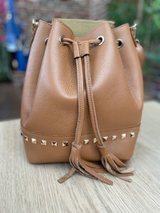 Sac seau Palma camel