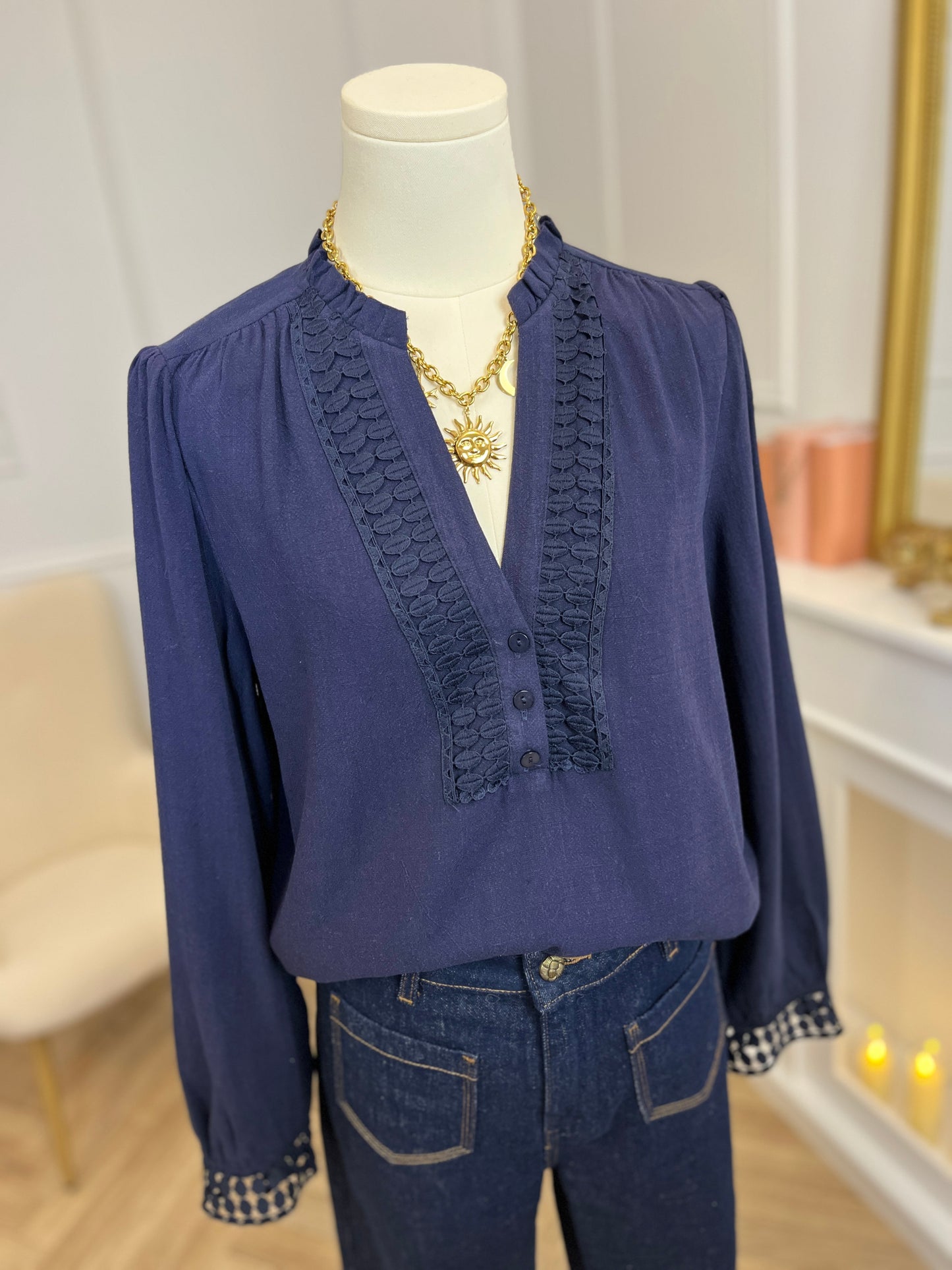 Blouse Arianna Navy