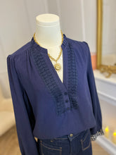 Charger l&#39;image dans la galerie, BLOUSE ARIANNA NAVY
