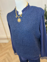 Charger l&#39;image dans la galerie, Pull sans manches Luisa navy
