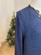 Charger l&#39;image dans la galerie, Pull sans manches Luisa navy
