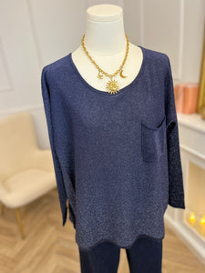 Pull Loreta navy