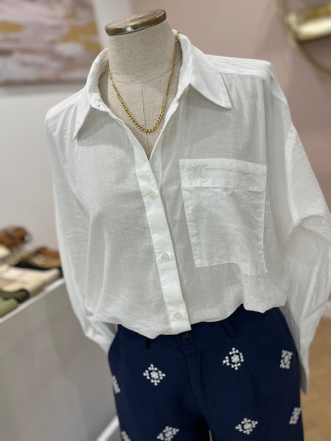 Chemise Symbaly Blanche