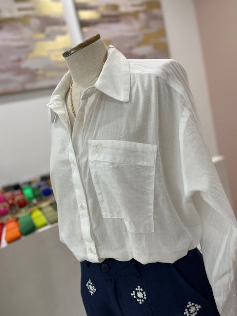 Chemise Symbaly Blanche
