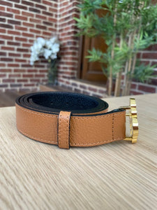 Ceinture Mélodie camel grainé