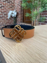 Charger l&#39;image dans la galerie, Ceinture Mélodie camel grainé
