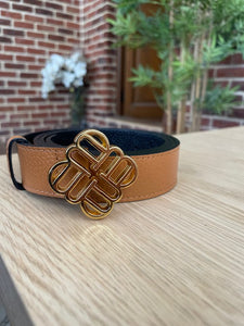 Ceinture Mélodie camel grainé