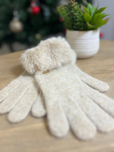 Charger l&#39;image dans la galerie, Gants Angora beige
