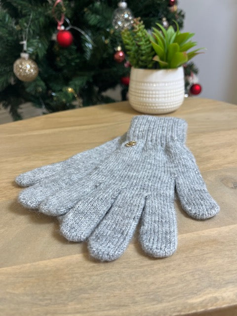 Gants Angora Gris