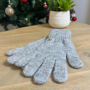 Gants Angora Gris