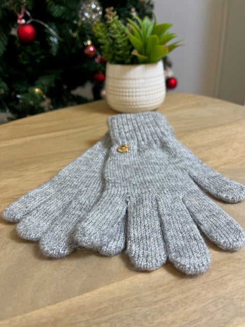 Gants Angora Gris