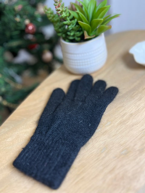 Gants Mitaines Noirs