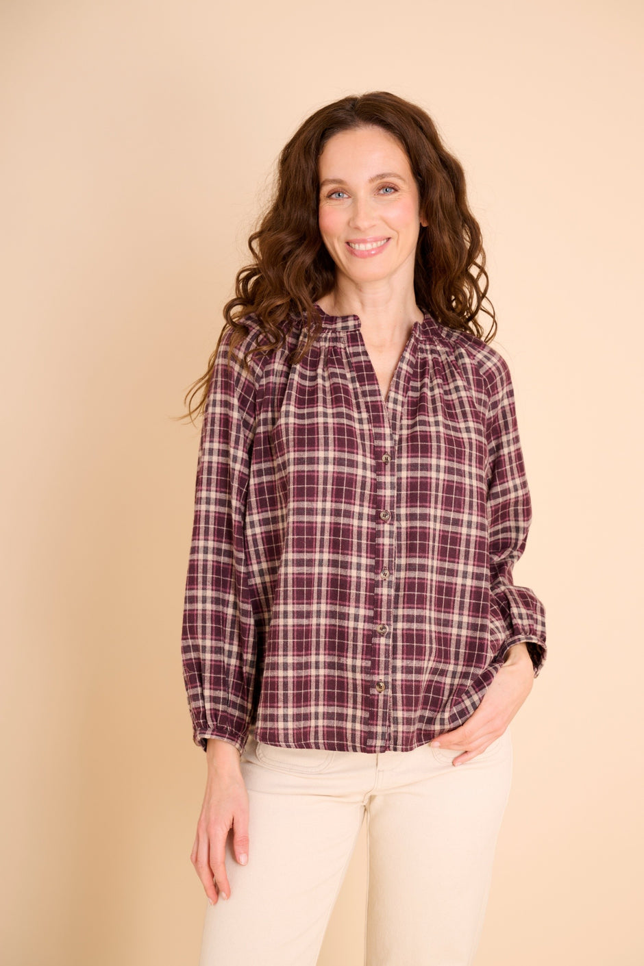 Blouse Dona Bordeaux
