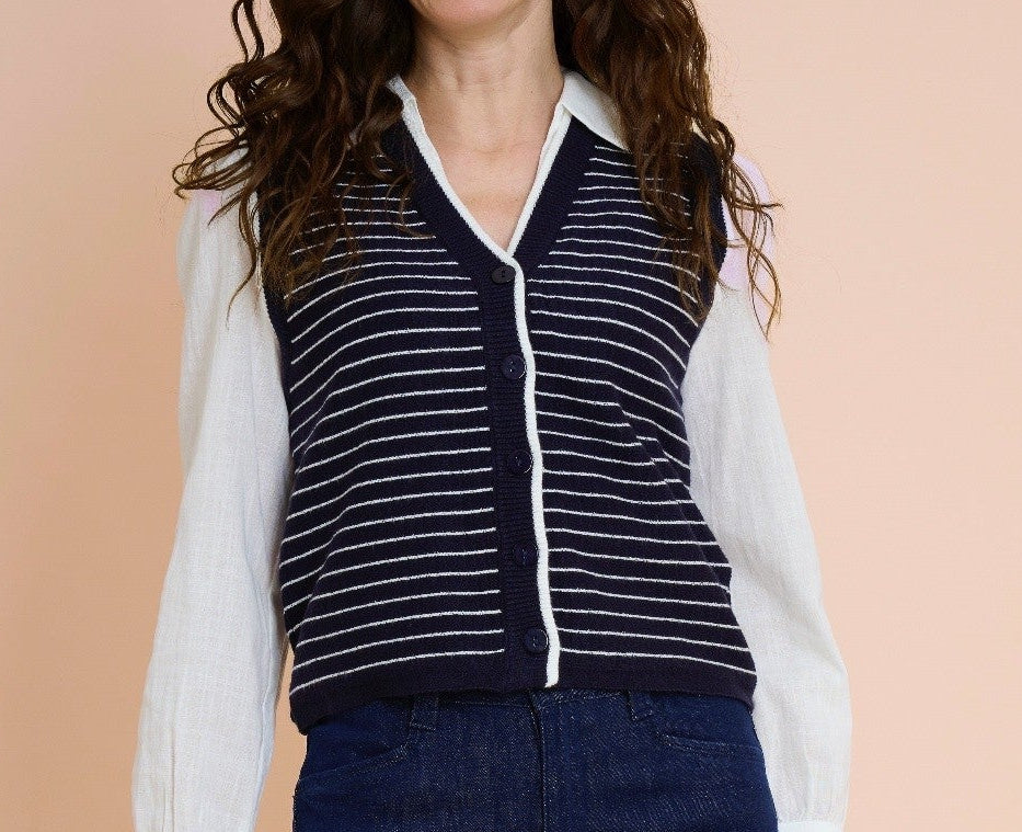 Gilet Miriam Marine