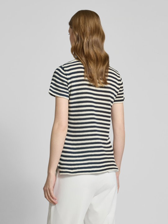 Tee Shirt Lorianna Marine et Ecru