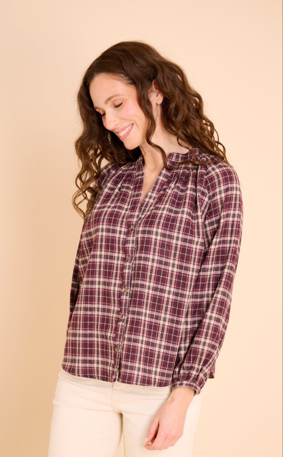 Blouse Dona Bordeaux