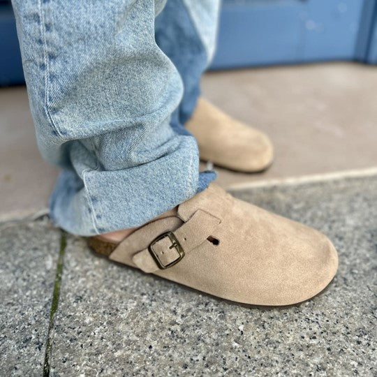 Sabot Solal Croute Taupe