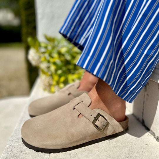 Sabot Solal Croute Taupe