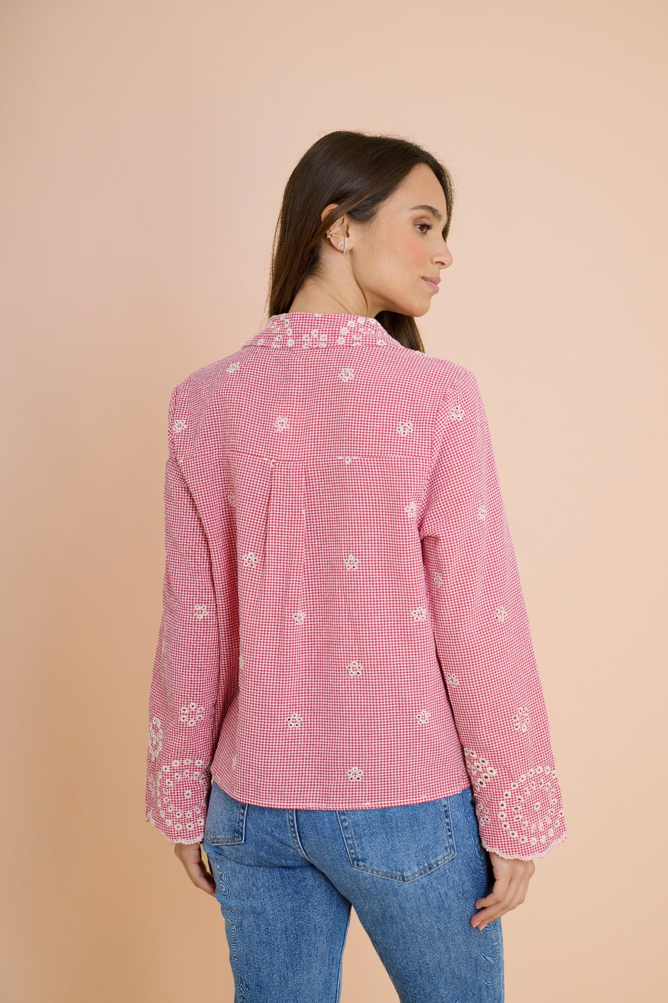 Blouse Regina Vichy Rouge