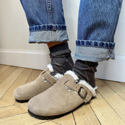 Sabots Fourrés Solal Taupe