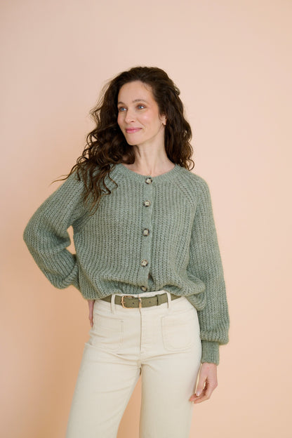 Gilet Abelle Tilleul