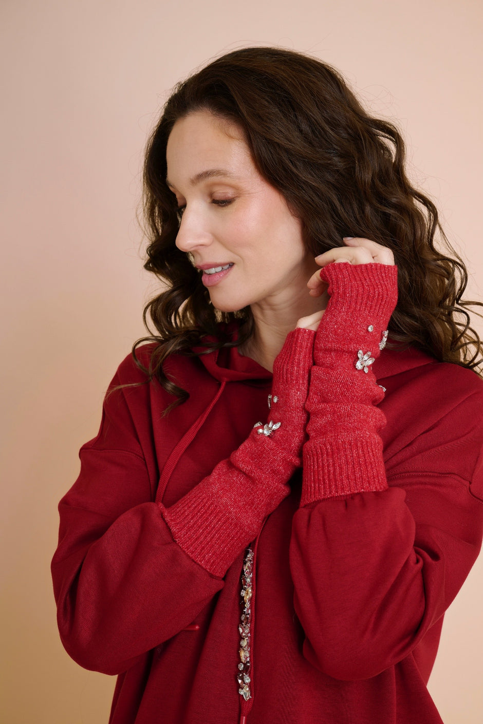 Mitaines Fazie Rouge