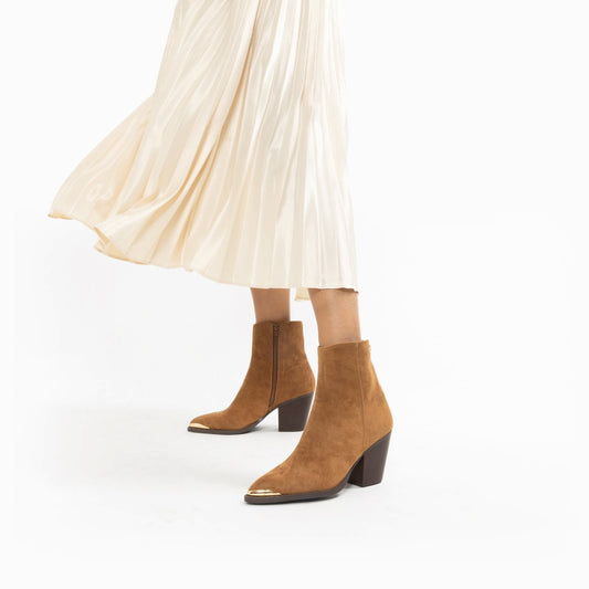 Bottines Jenn Camel Foncé
