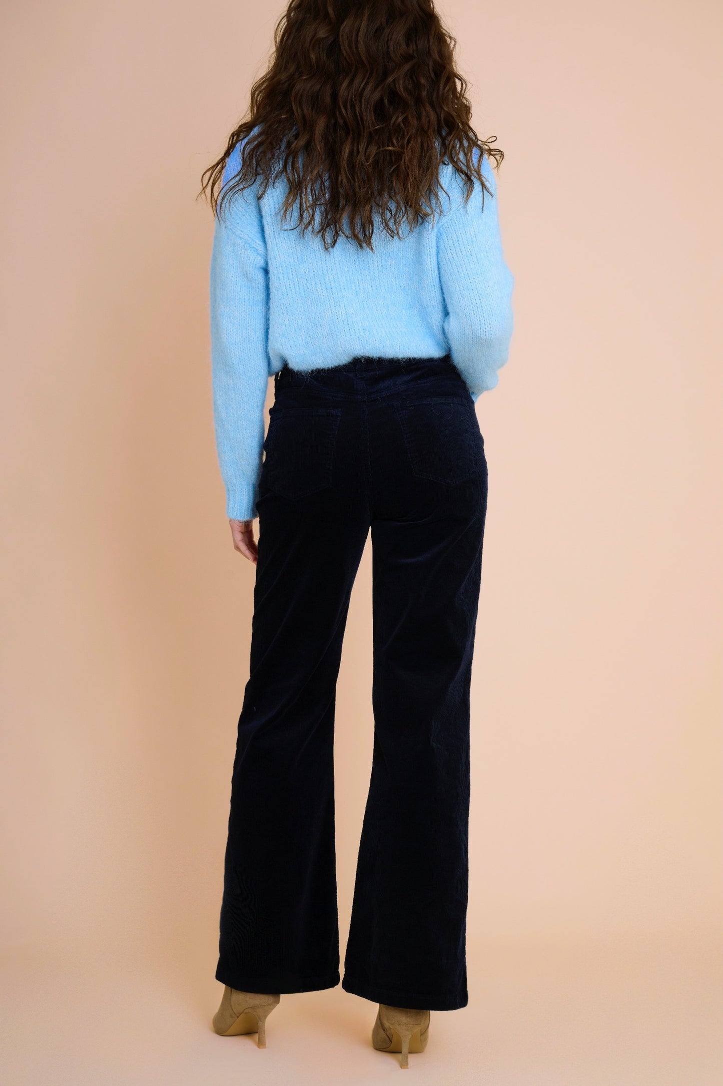 Pantalon Ava Velours Marine