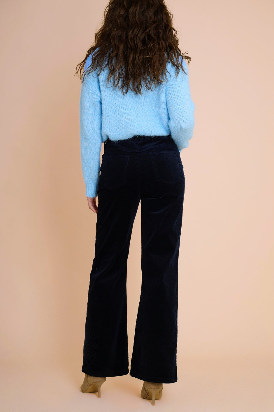 Pantalon Ava Velours Marine