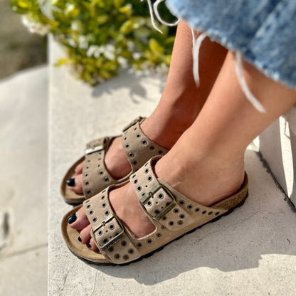 Sandales Joy Œillet Taupe