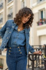 Jean Victorine denim foncé