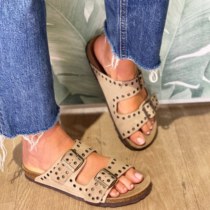 Sandales Joy Œillet Taupe