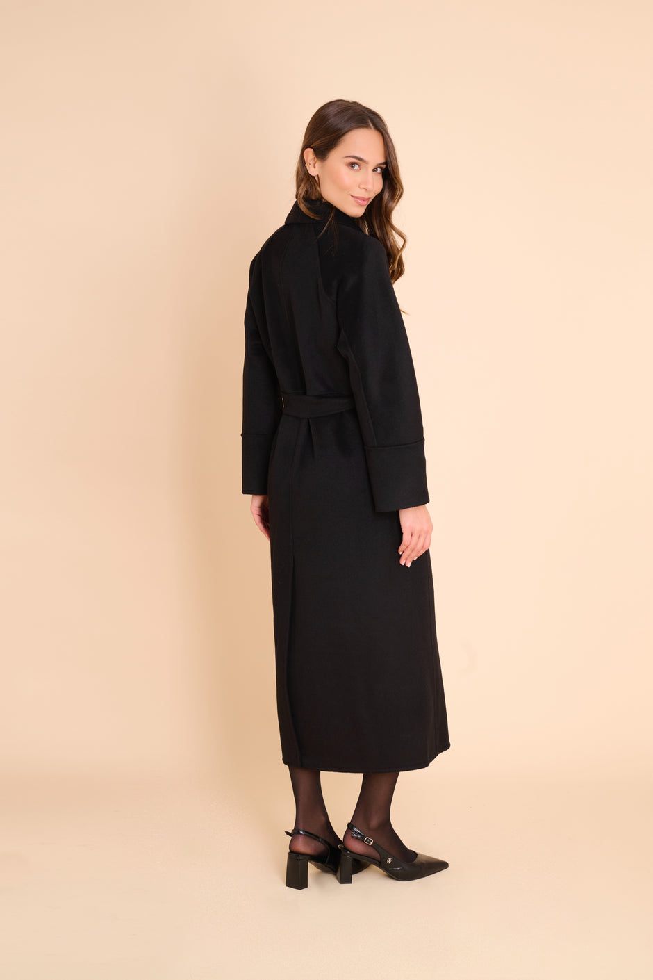Manteau Long Cathy Noir
