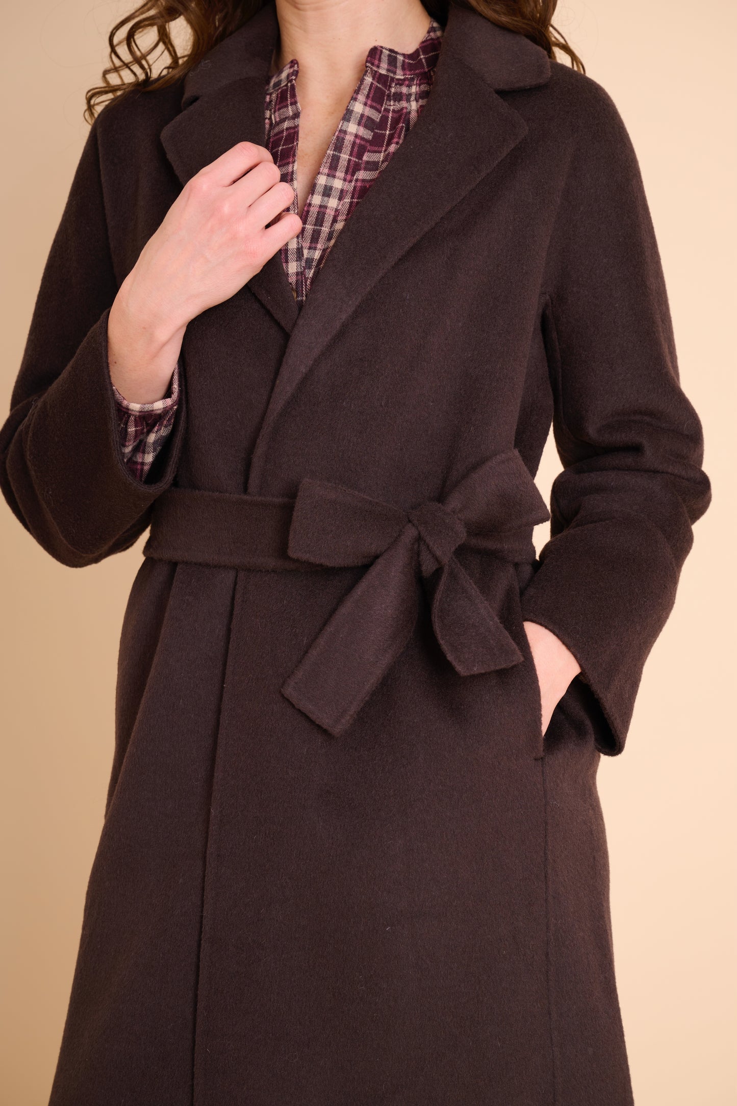 Manteau Long Cathy Choco