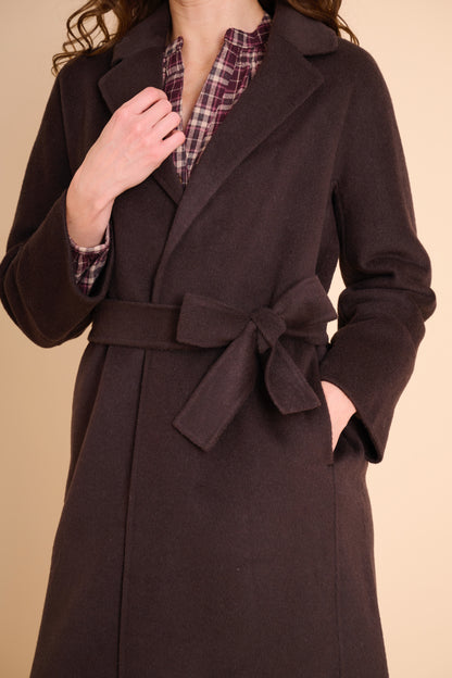 Manteau Long Cathy Choco