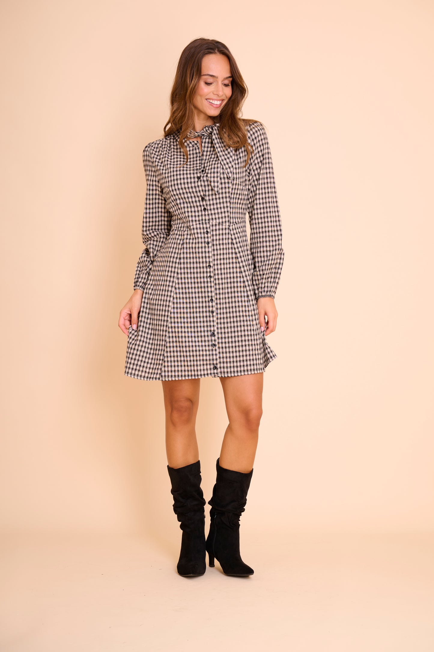 Robe Belen Vichy Noire